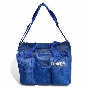 New Gear Travel Bag Medium Blue Tactical Messenger Duffle Pockets Shoulder Strap